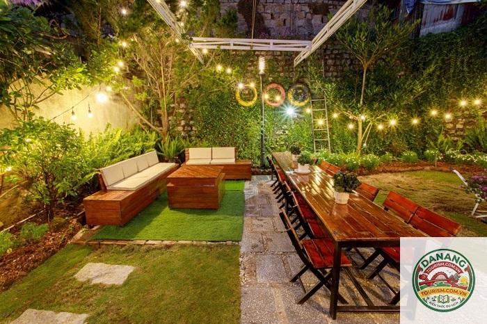 homestay đà lạt có sân vườn