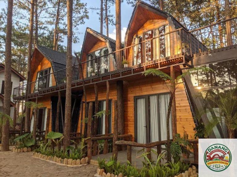 homestay kon tum nhà gỗ
